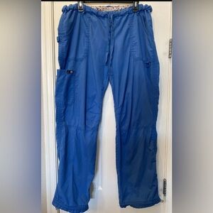 XL Tall Koi Royal Blue Scrub Pants iykyk